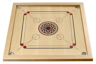 Stolná hra Philos Carrom Classic 82x82cm