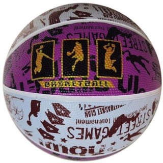 Basketbalová lopta s potlačou veľ. 5 Acra