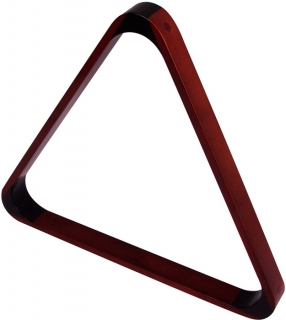 Trojuholník drevený mahagón 57,2 mm