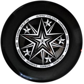 Lietajúci frisbee UltiPro FiveStar Čierna 175g