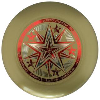Lietajúci frisbee disk UltiPro Five Star Zlatá 175g