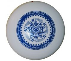 Lietajúci frisbee disk UltiPro Five Star Biela 175g